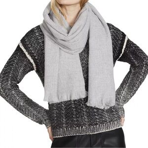 Steve Madden Women’s Solid Twill Fringe-Trim Scarf – NWT – MSRP $36